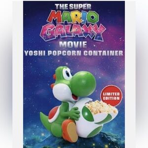 The Super Mario Galaxy Yoshi Popcorn Bucket, NEW, Sealed Exclusive